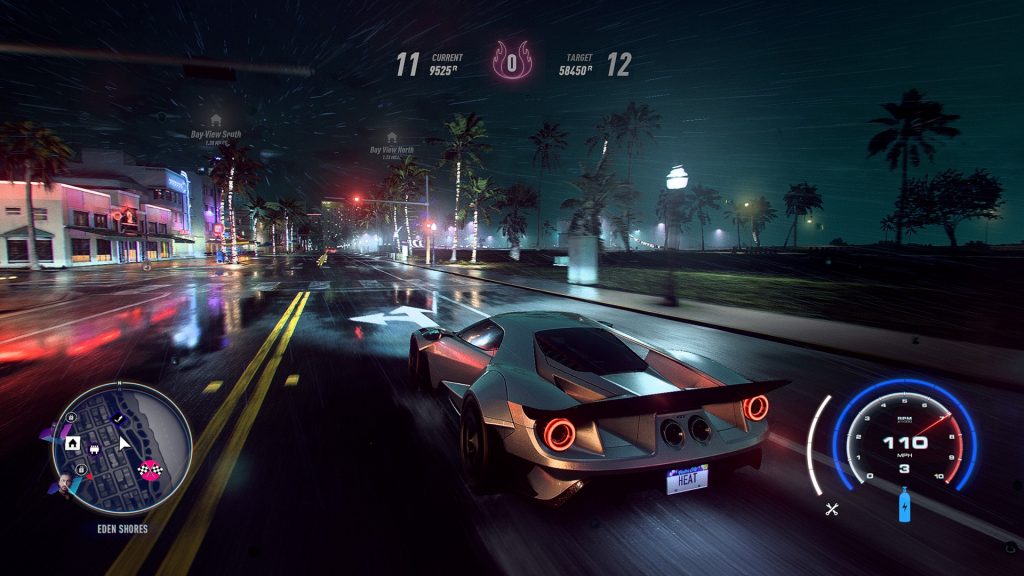 Vista del gameplay di Need for Speed Heat