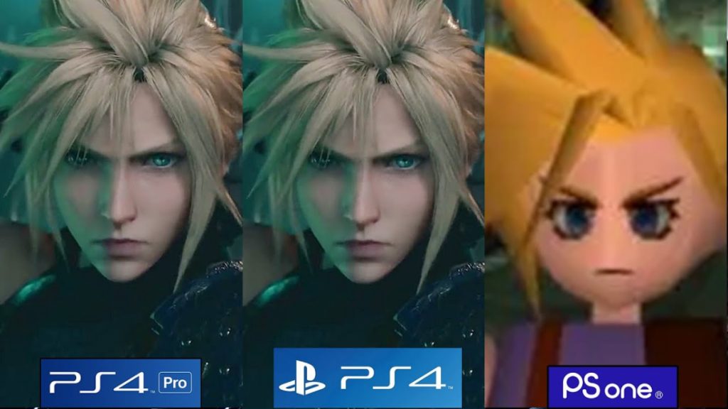 Final Fantasy VII Remake as the game changed for different ps generations