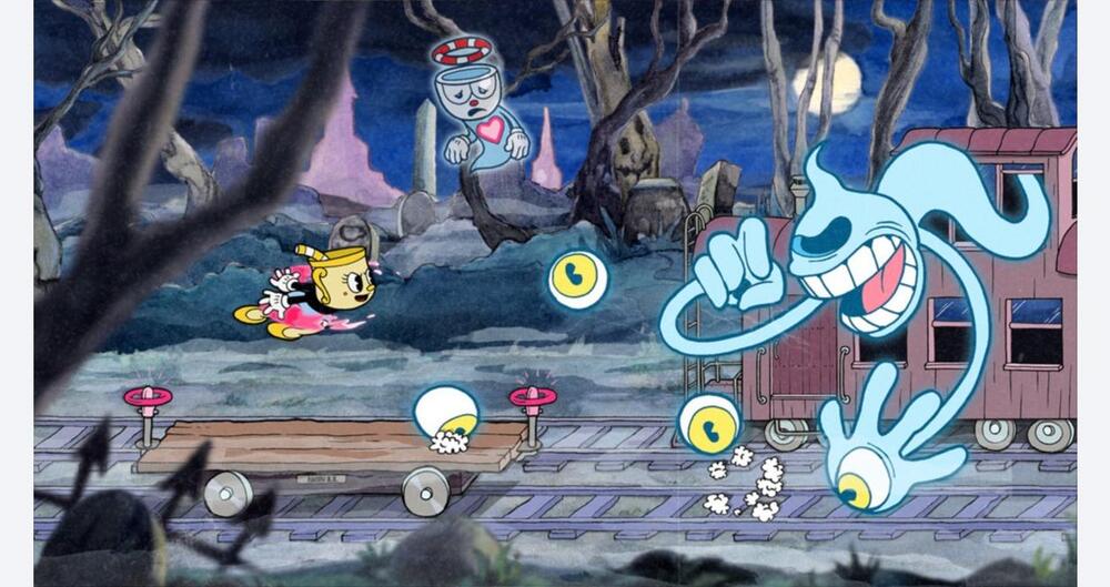 Exploration de combat de boss de Cuphead