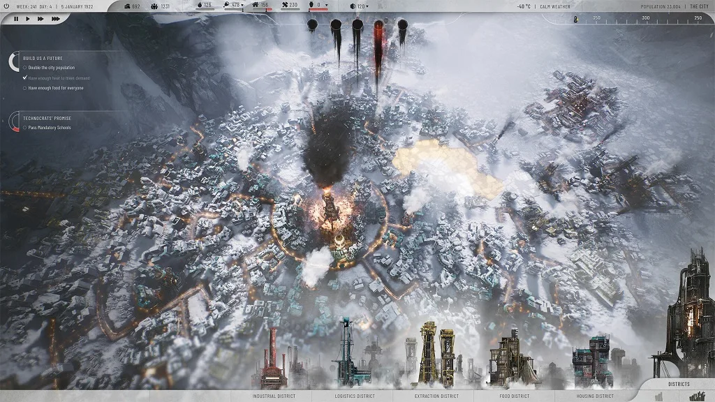 gameplay di Frostpunk-2