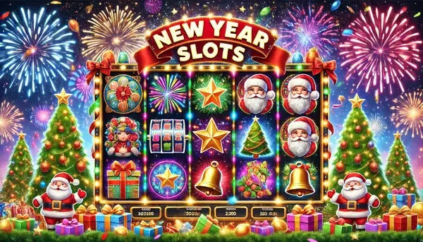 Jeu de machines à sous du Père Noël